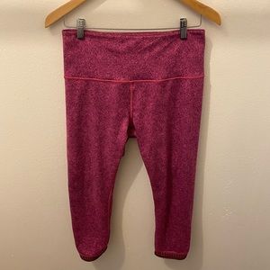 Fuschia Lululemon Cropped Leggings